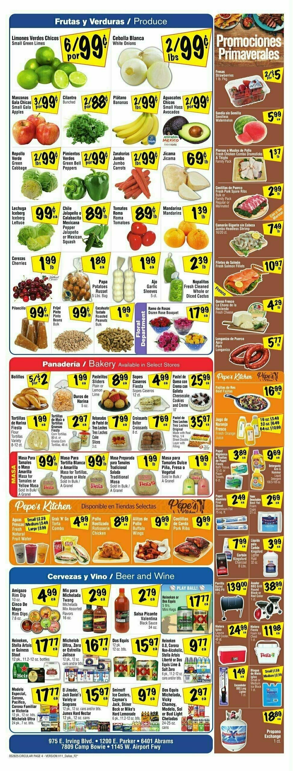 Fiesta Mart Weekly Ad from May 28