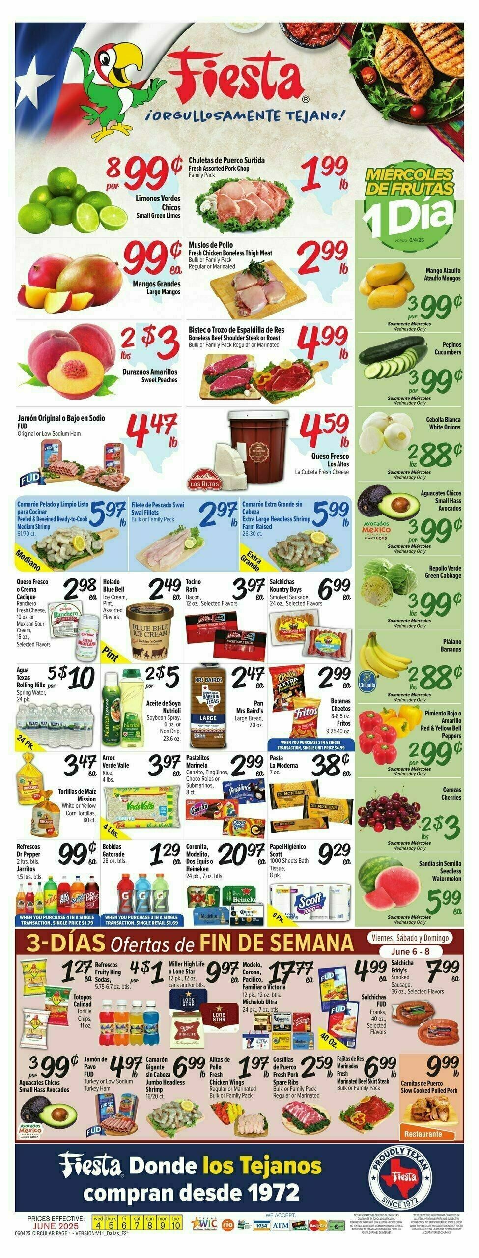 Fiesta Mart Weekly Ad from June 4