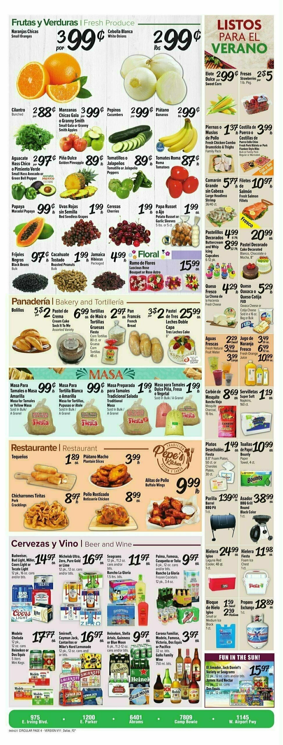 Fiesta Mart Weekly Ad from June 4