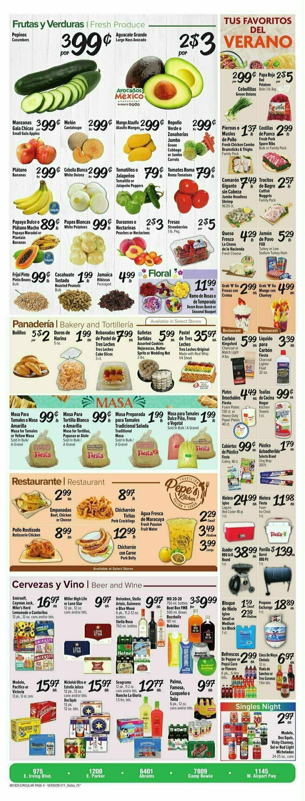 Fiesta Mart Weekly Ad from June 18