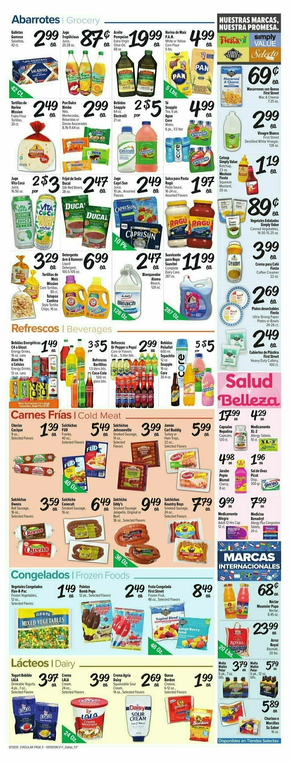 Fiesta Mart Weekly Ad from July 2