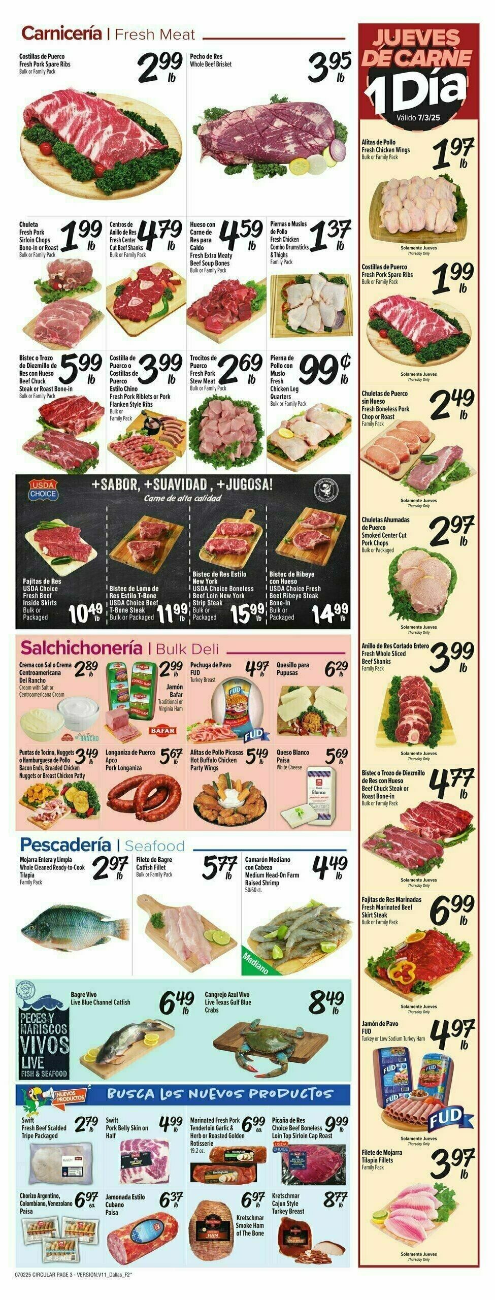 Fiesta Mart Weekly Ad from July 2