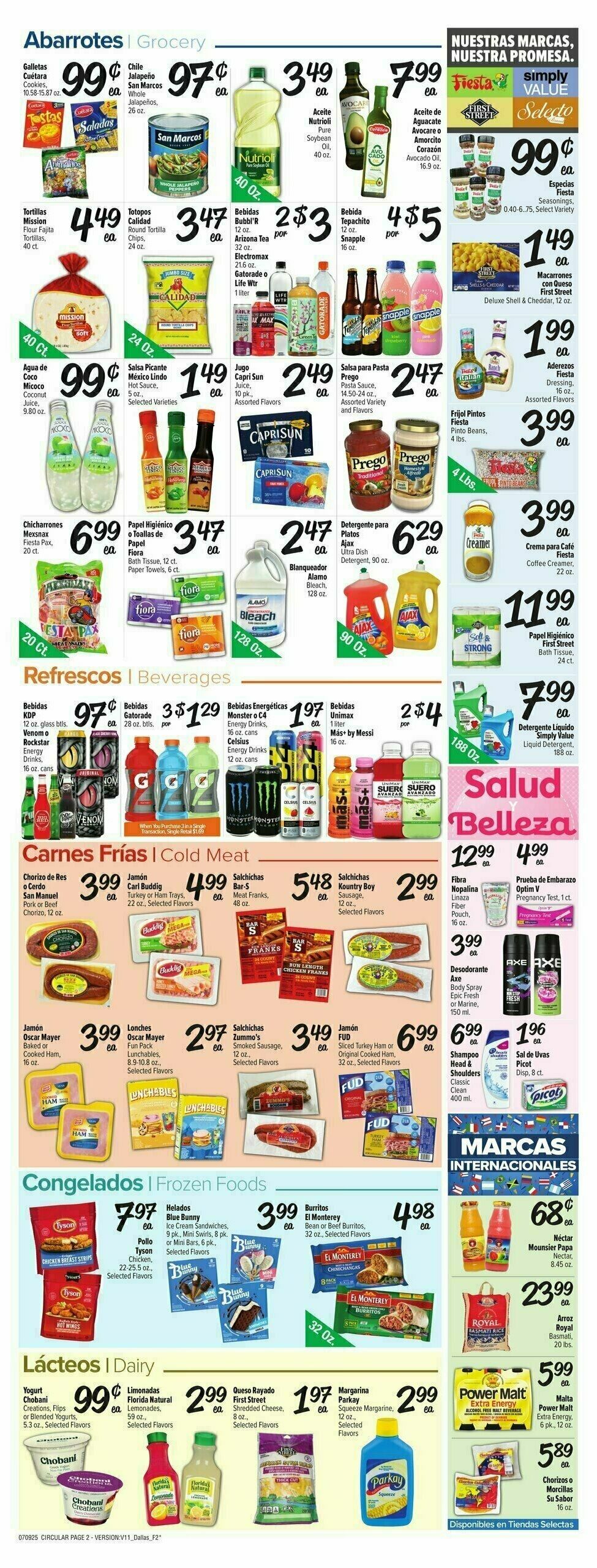 Fiesta Mart Weekly Ad from July 9