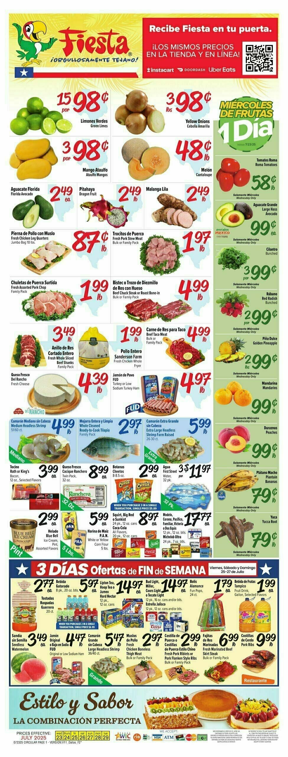 Fiesta Mart Weekly Ad from July 23