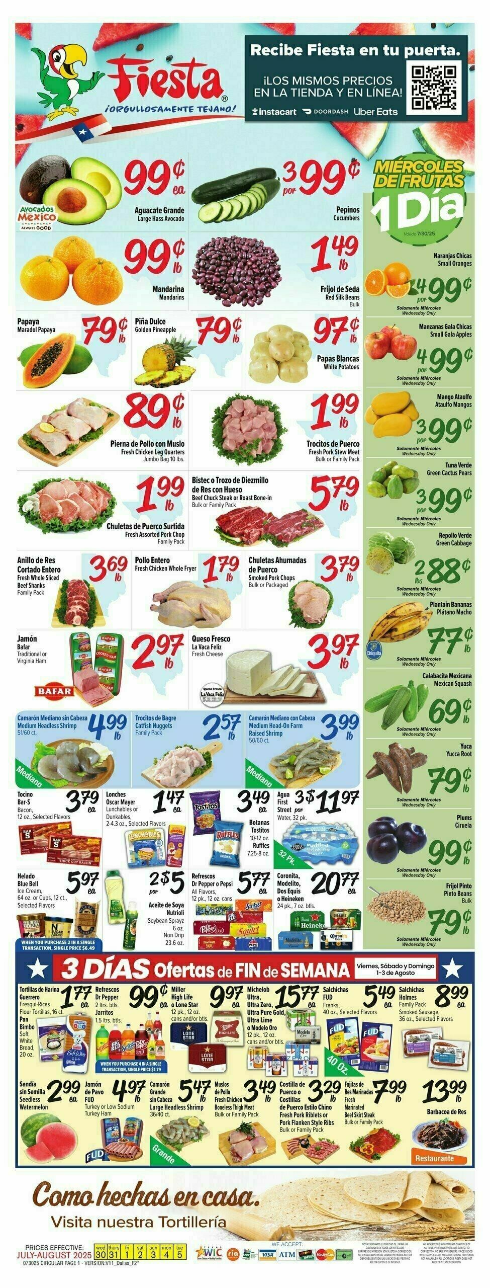 Fiesta Mart Weekly Ad from July 30