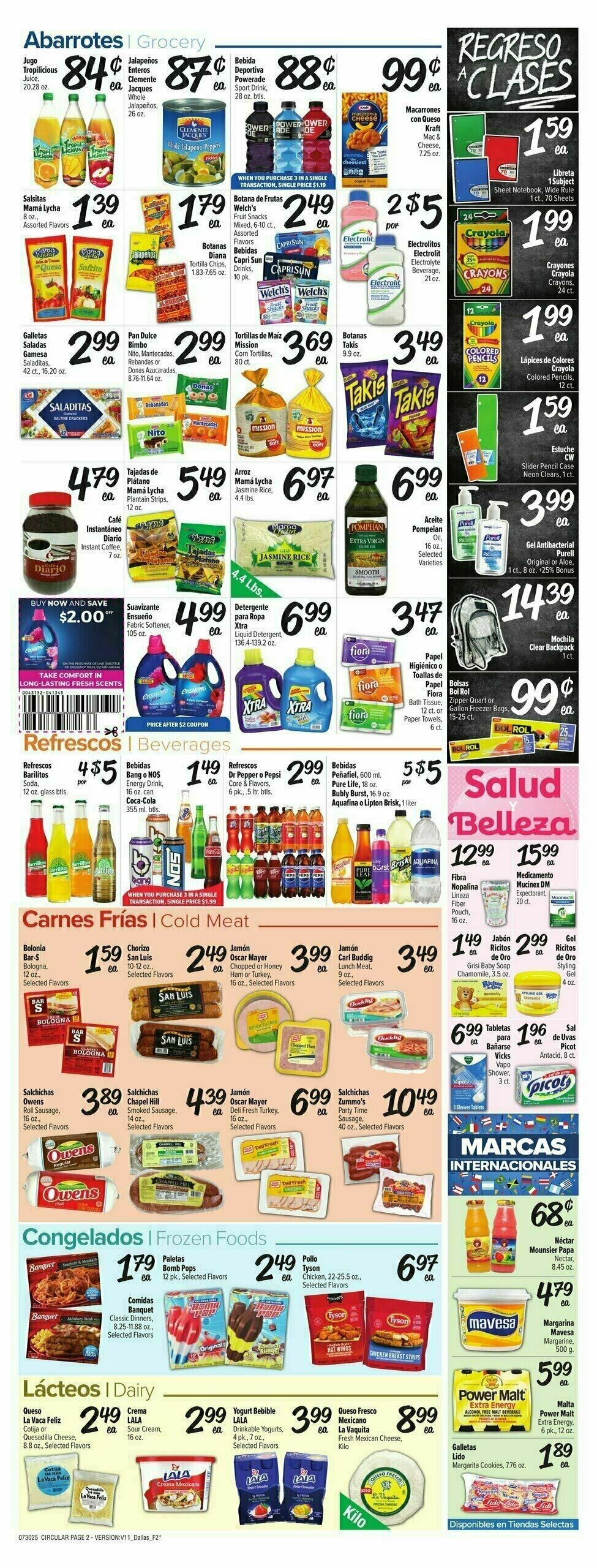 Fiesta Mart Weekly Ad from July 30