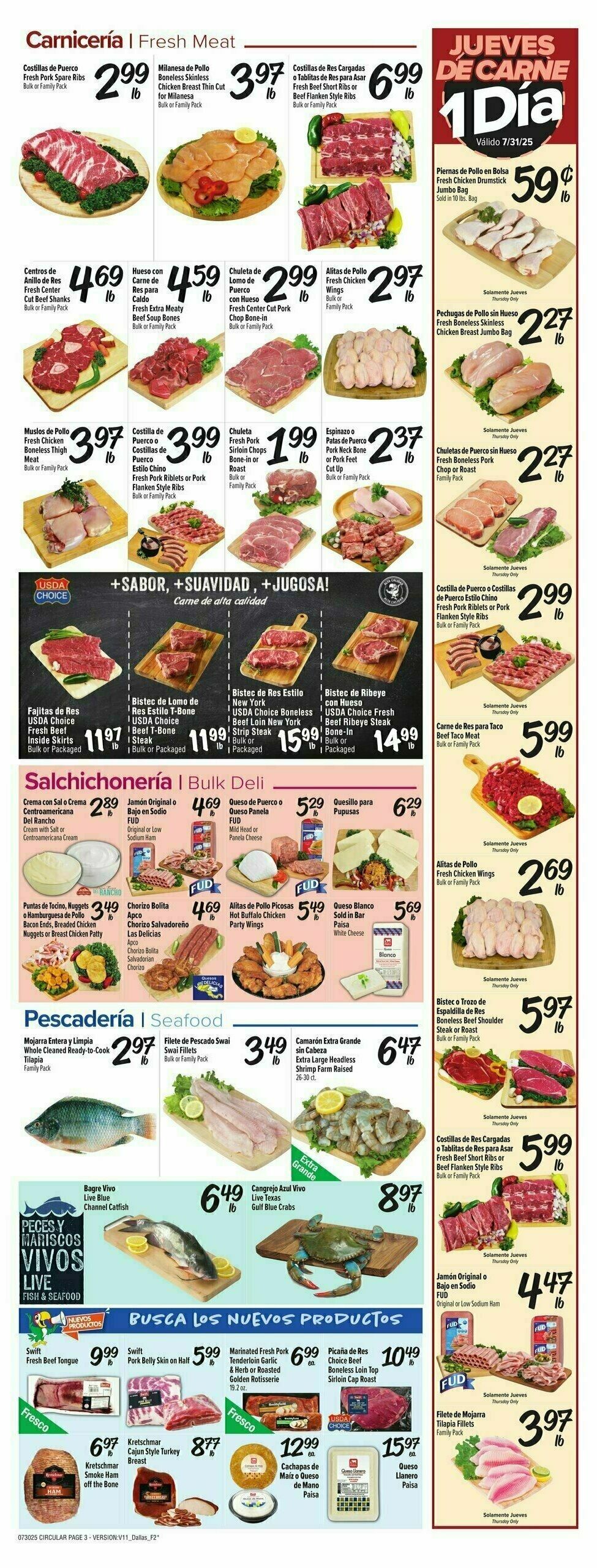 Fiesta Mart Weekly Ad from July 30