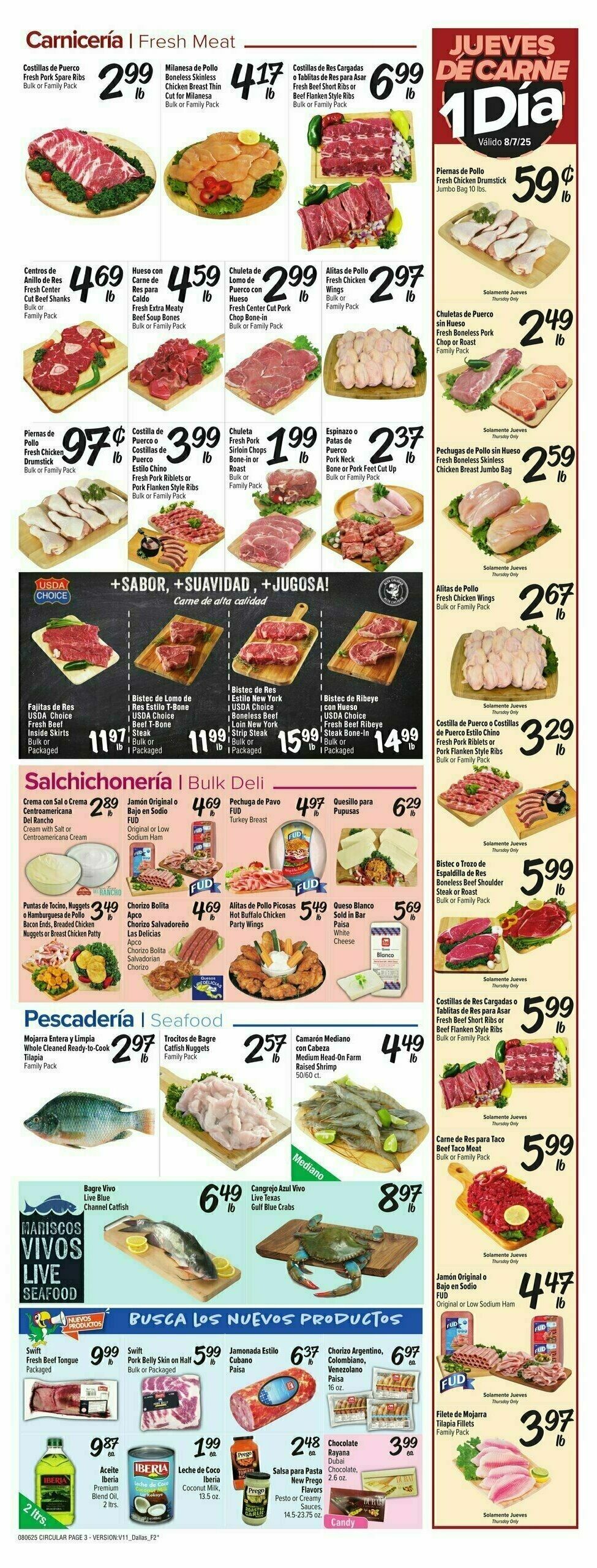 Fiesta Mart Weekly Ad from August 6