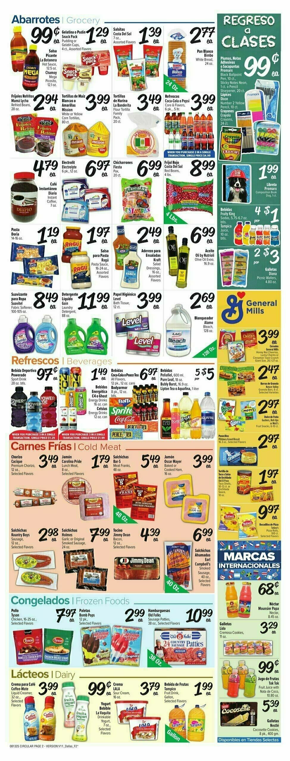 Fiesta Mart Weekly Ad from August 13
