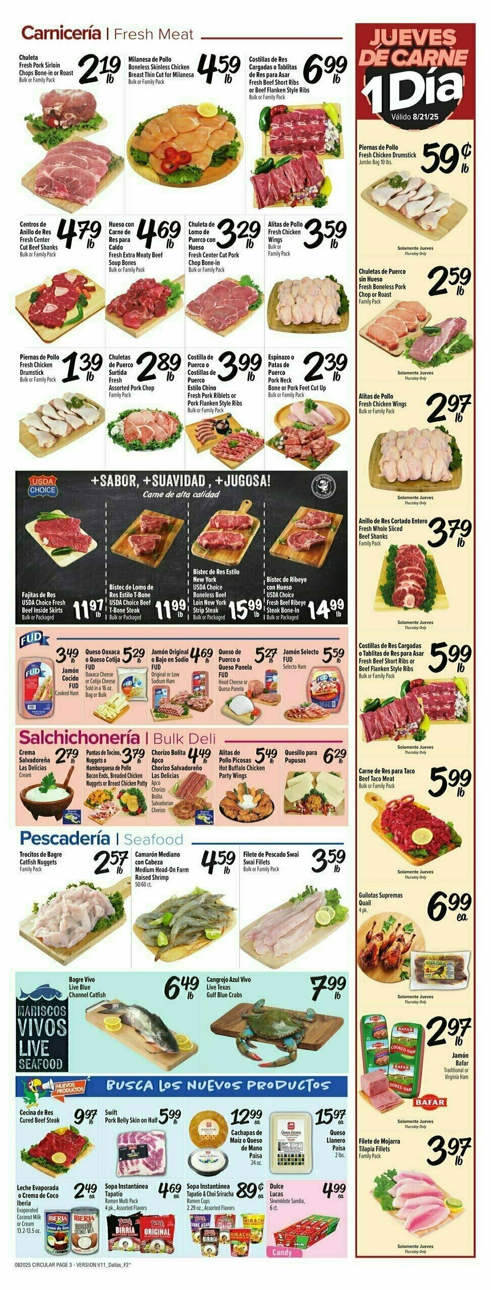 Fiesta Mart Weekly Ad from August 20