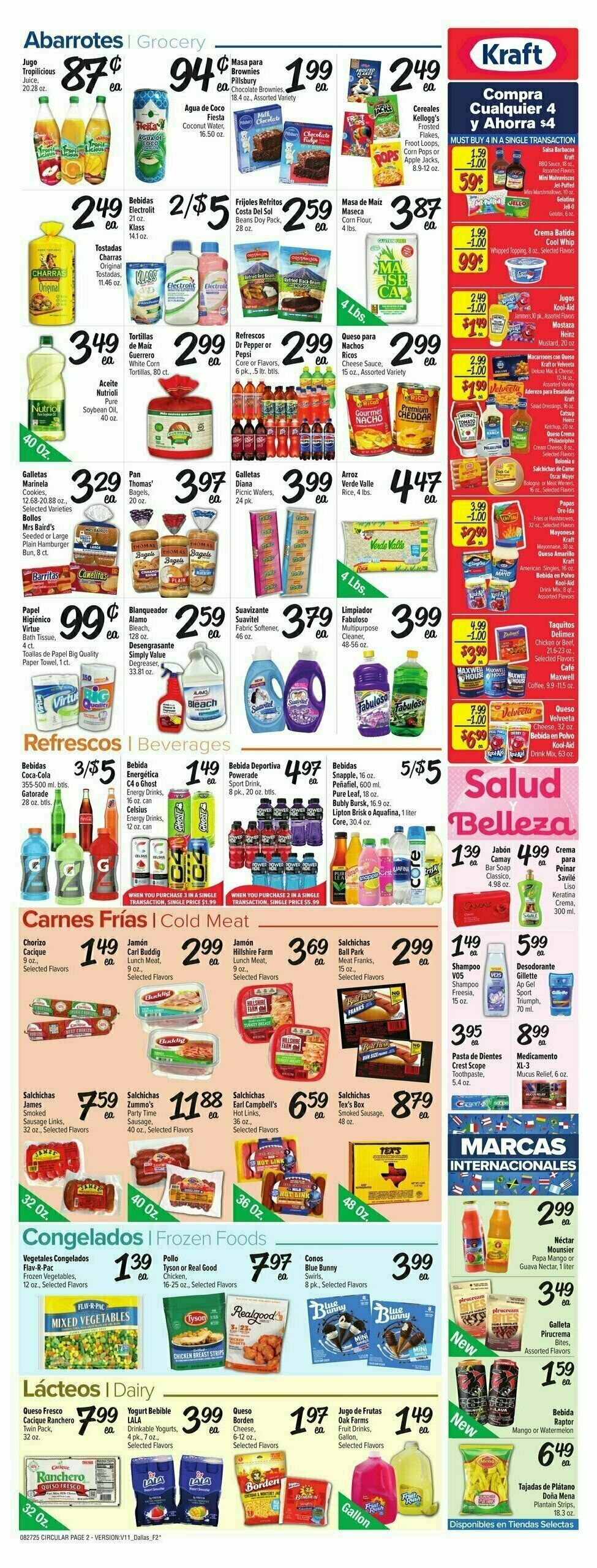 Fiesta Mart Weekly Ad from August 27