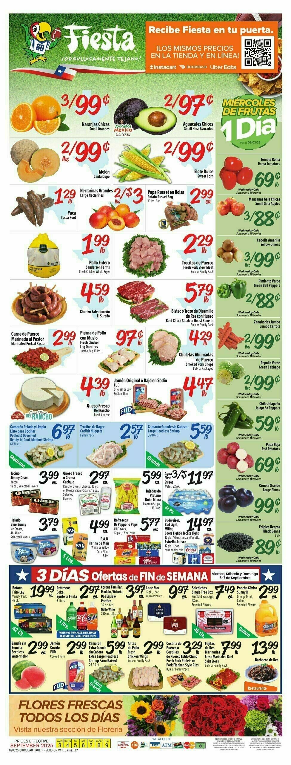 Fiesta Mart Weekly Ad from September 3