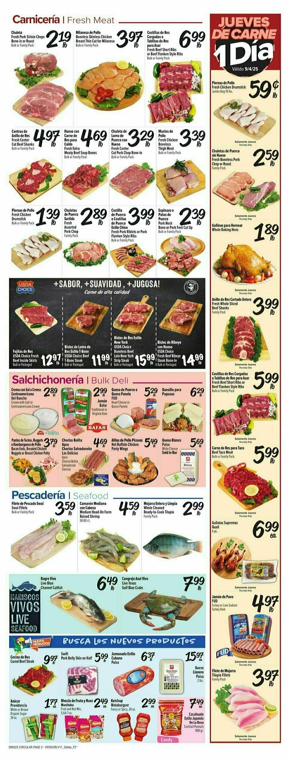 Fiesta Mart Weekly Ad from September 3