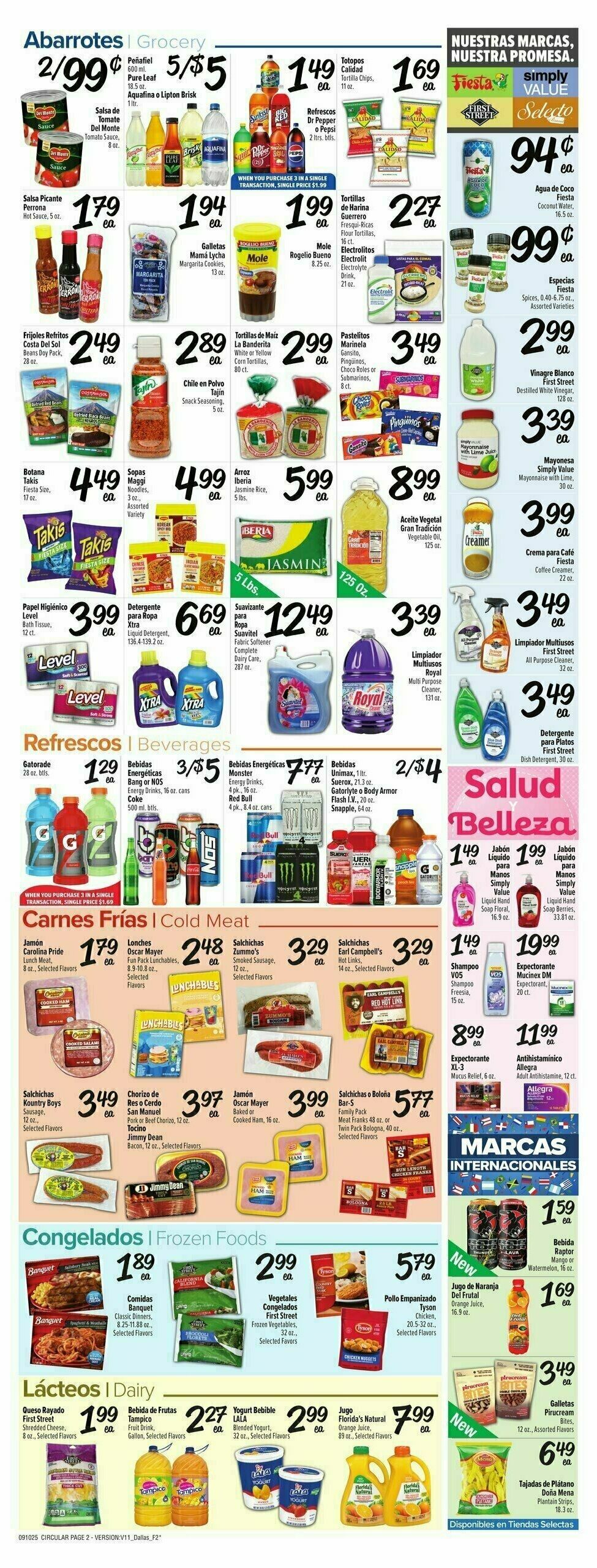 Fiesta Mart Weekly Ad from September 10