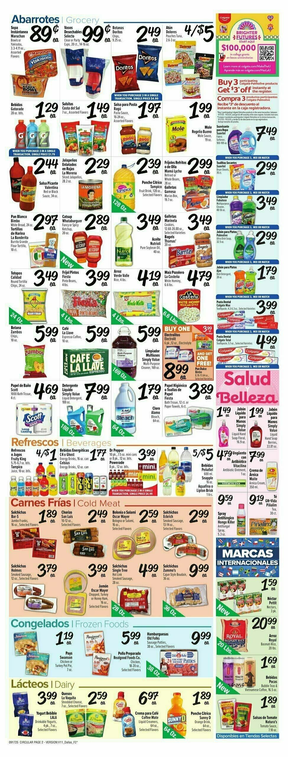 Fiesta Mart Weekly Ad from September 17