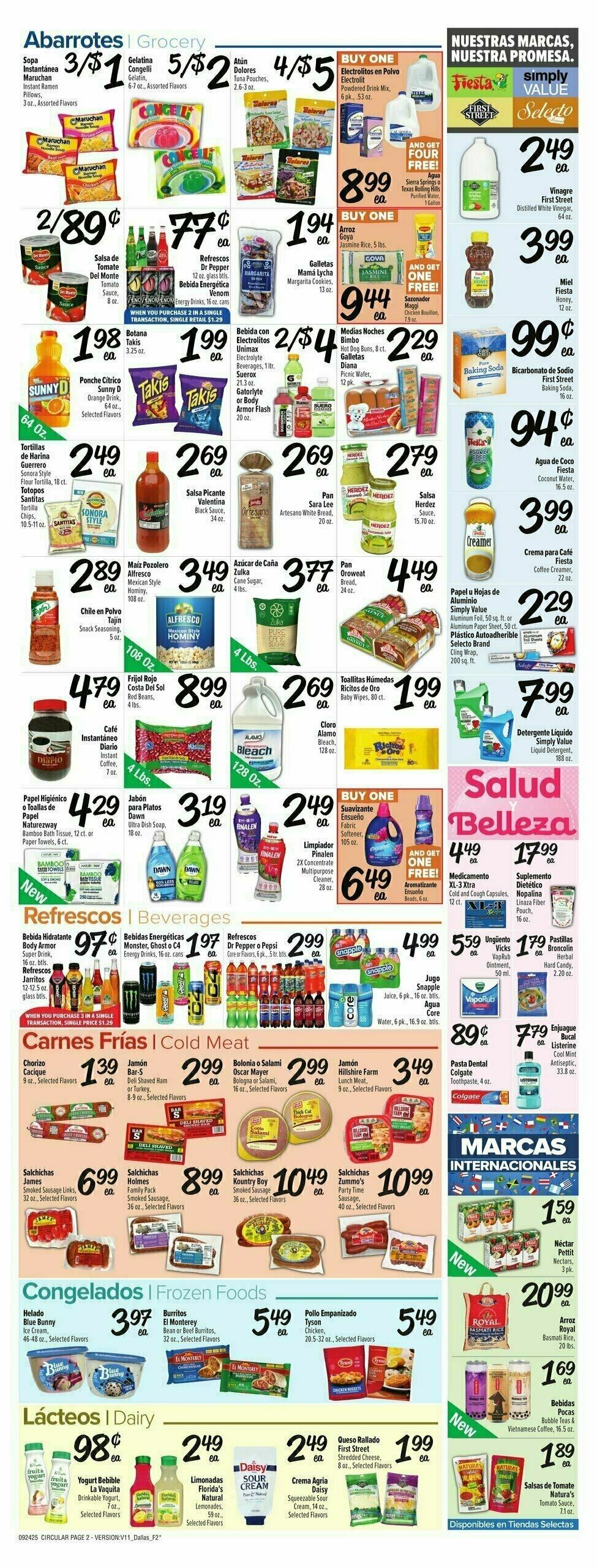 Fiesta Mart Weekly Ad from September 24