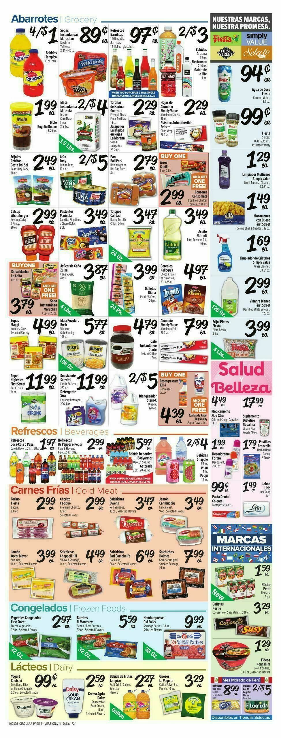 Fiesta Mart Weekly Ad from October 8