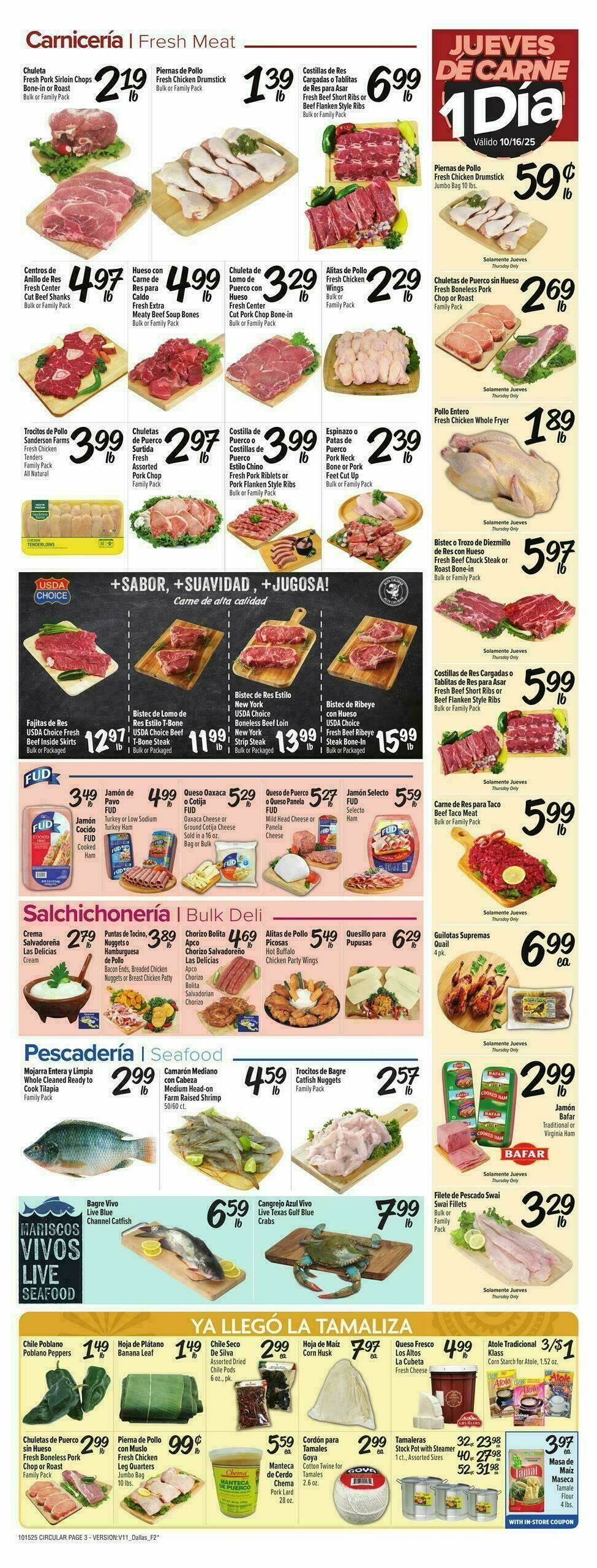 Fiesta Mart Weekly Ad from October 15