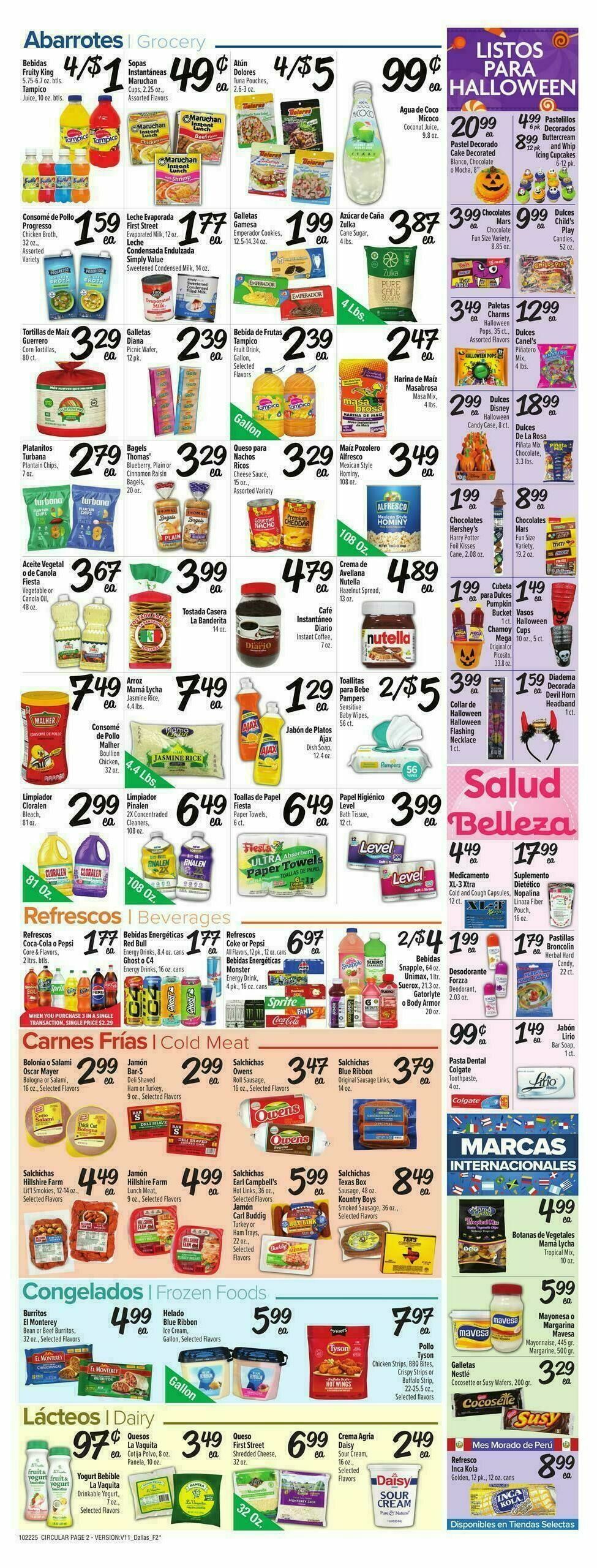 Fiesta Mart Weekly Ad from October 22