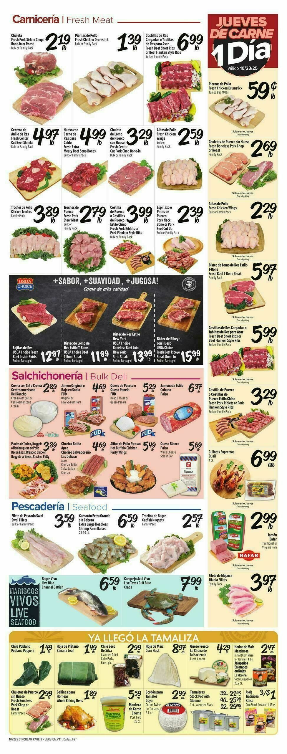 Fiesta Mart Weekly Ad from October 22