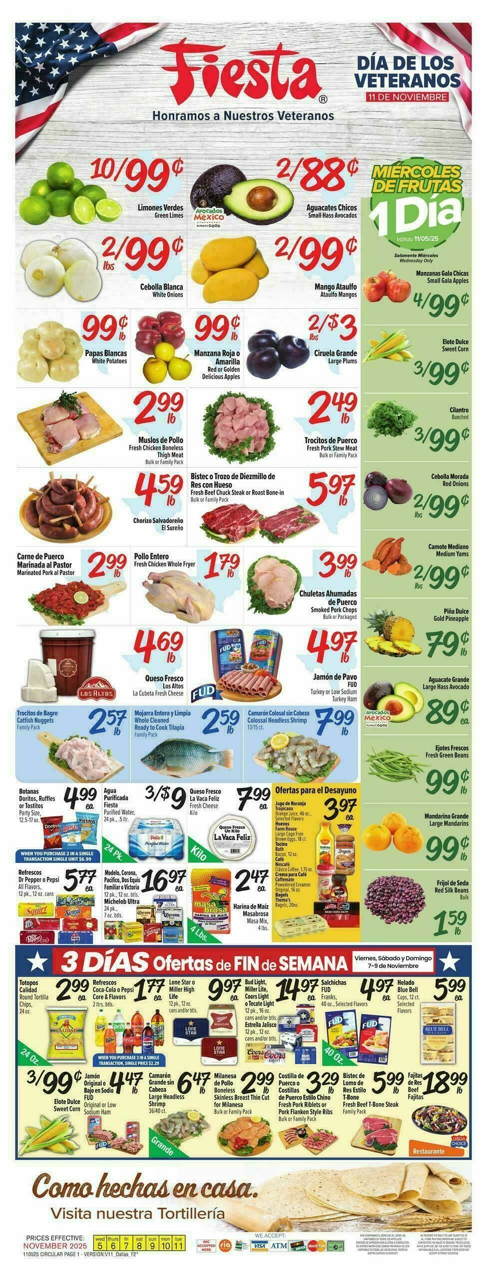 Fiesta Mart Weekly Ad from November 5