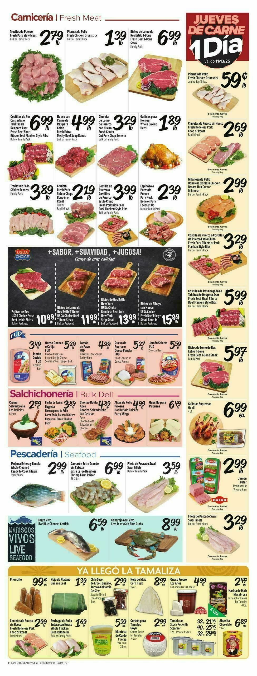Fiesta Mart Weekly Ad from November 12
