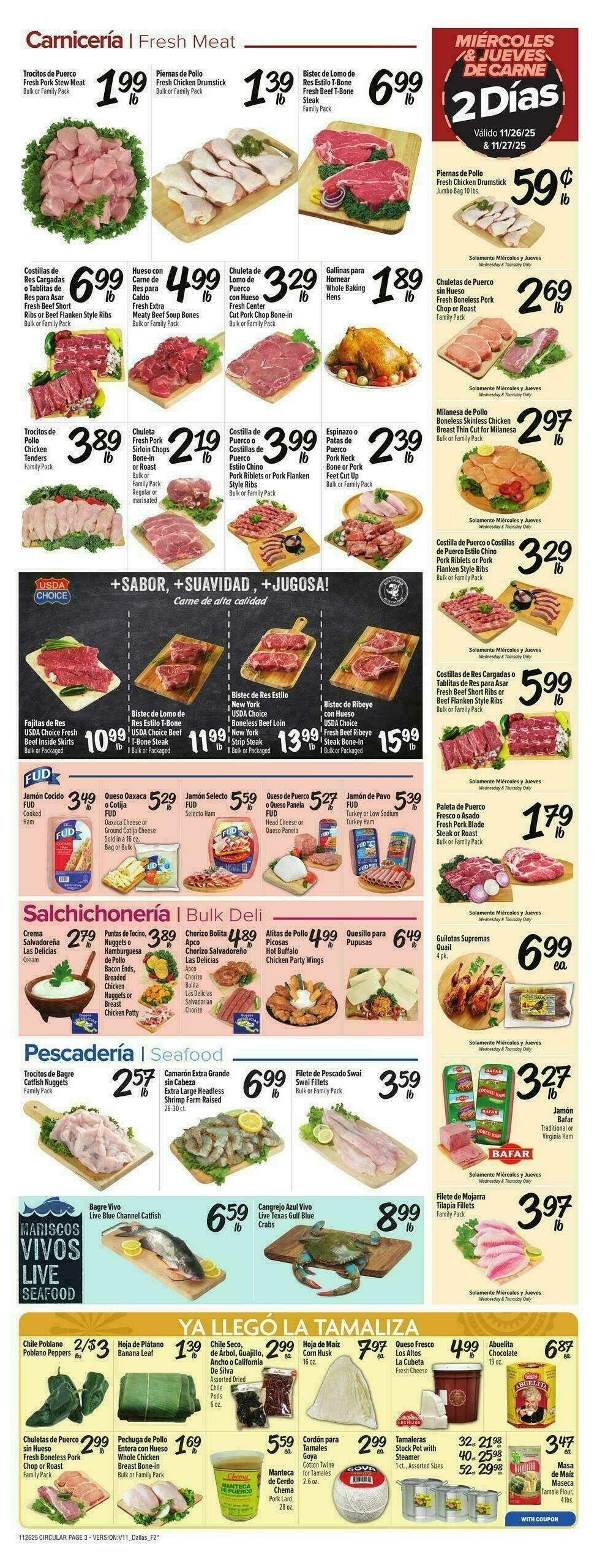 Fiesta Mart Weekly Ad from November 26