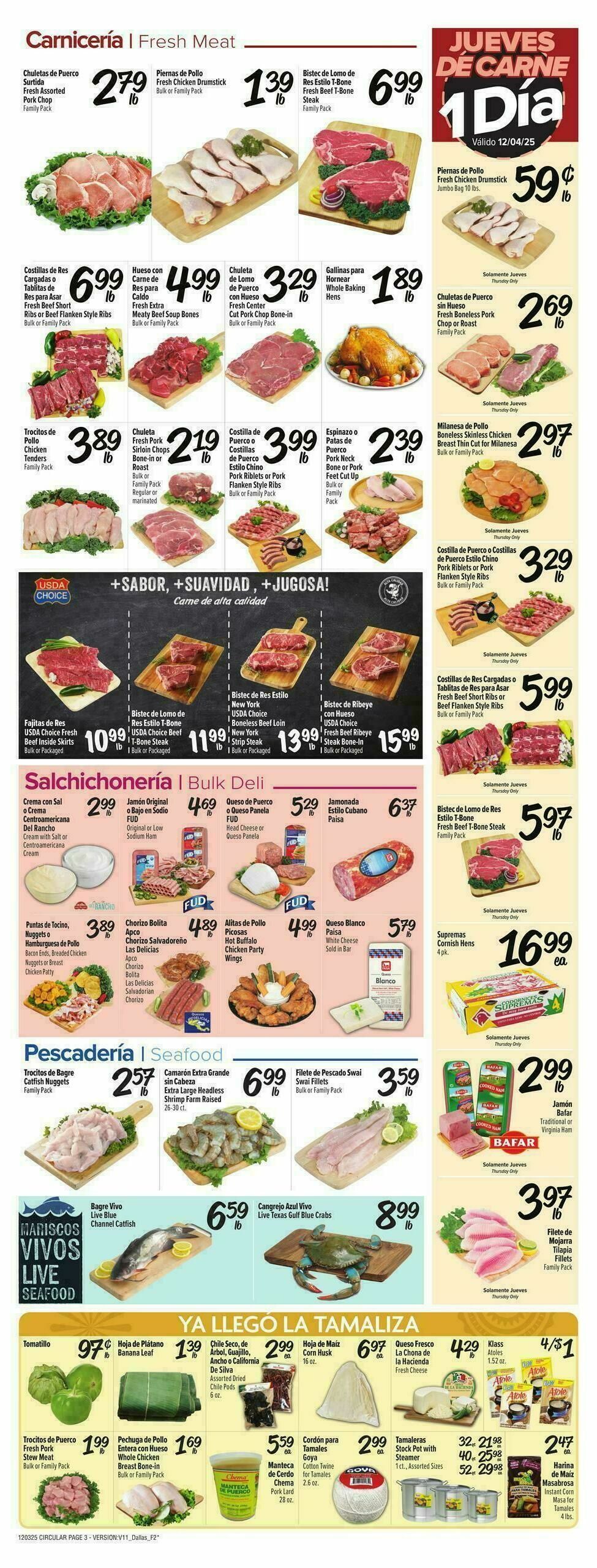 Fiesta Mart Weekly Ad from December 3