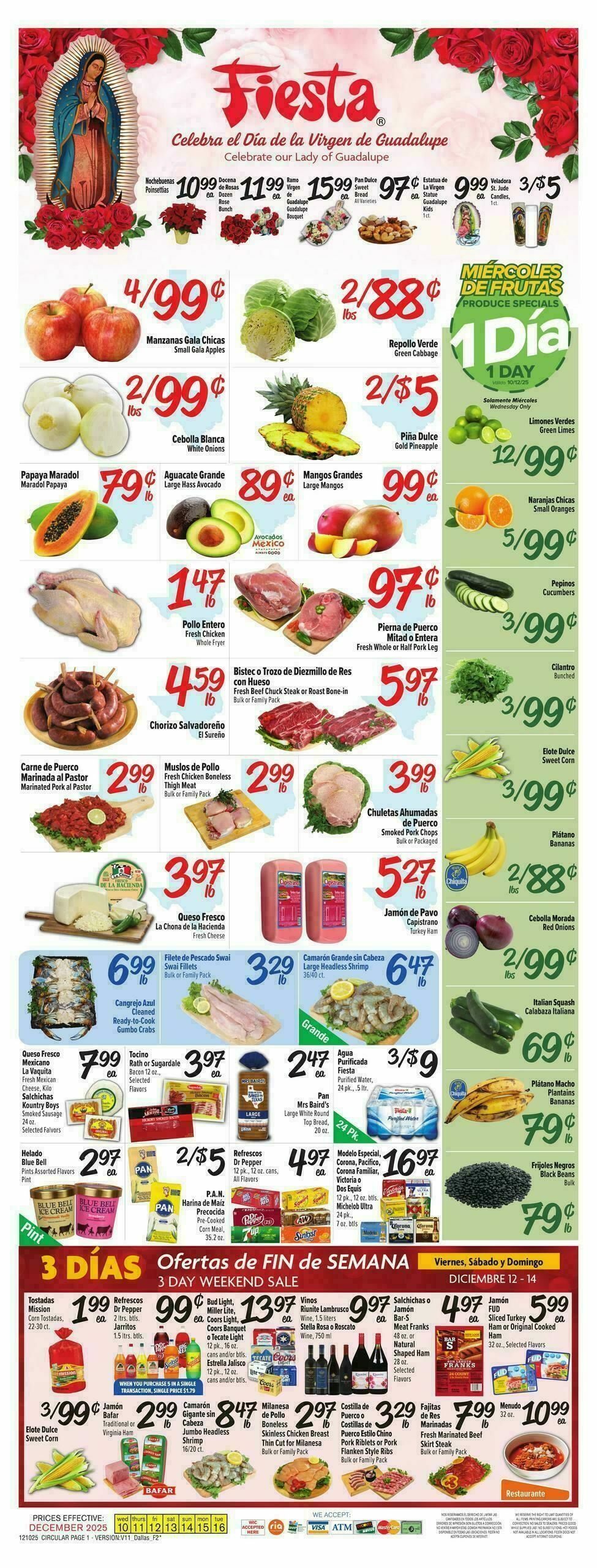 Fiesta Mart Weekly Ad from December 10