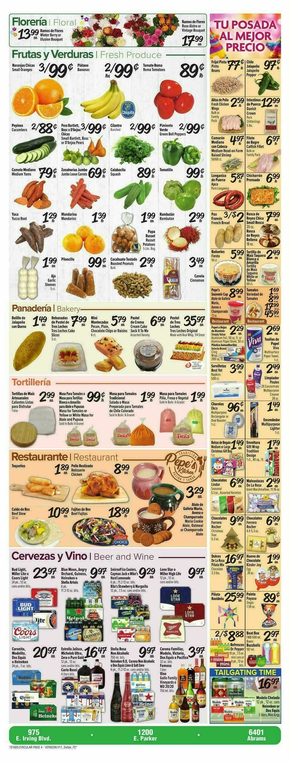 Fiesta Mart Weekly Ad from December 10