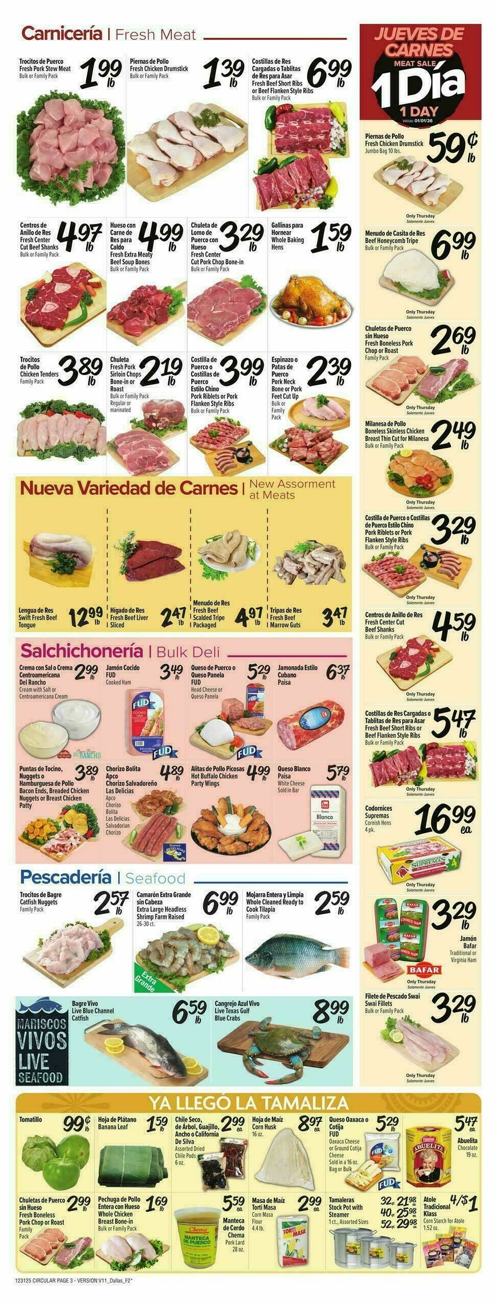 Fiesta Mart Weekly Ad from December 31