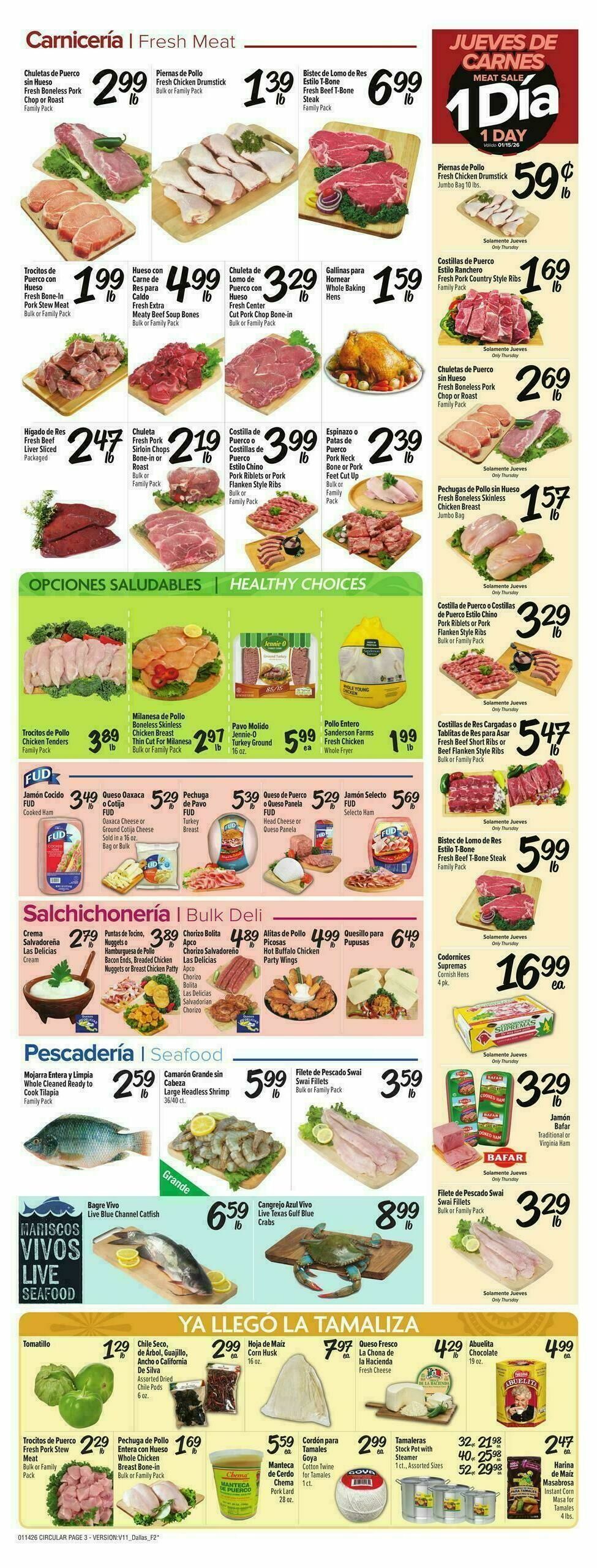 Fiesta Mart Weekly Ad from January 14