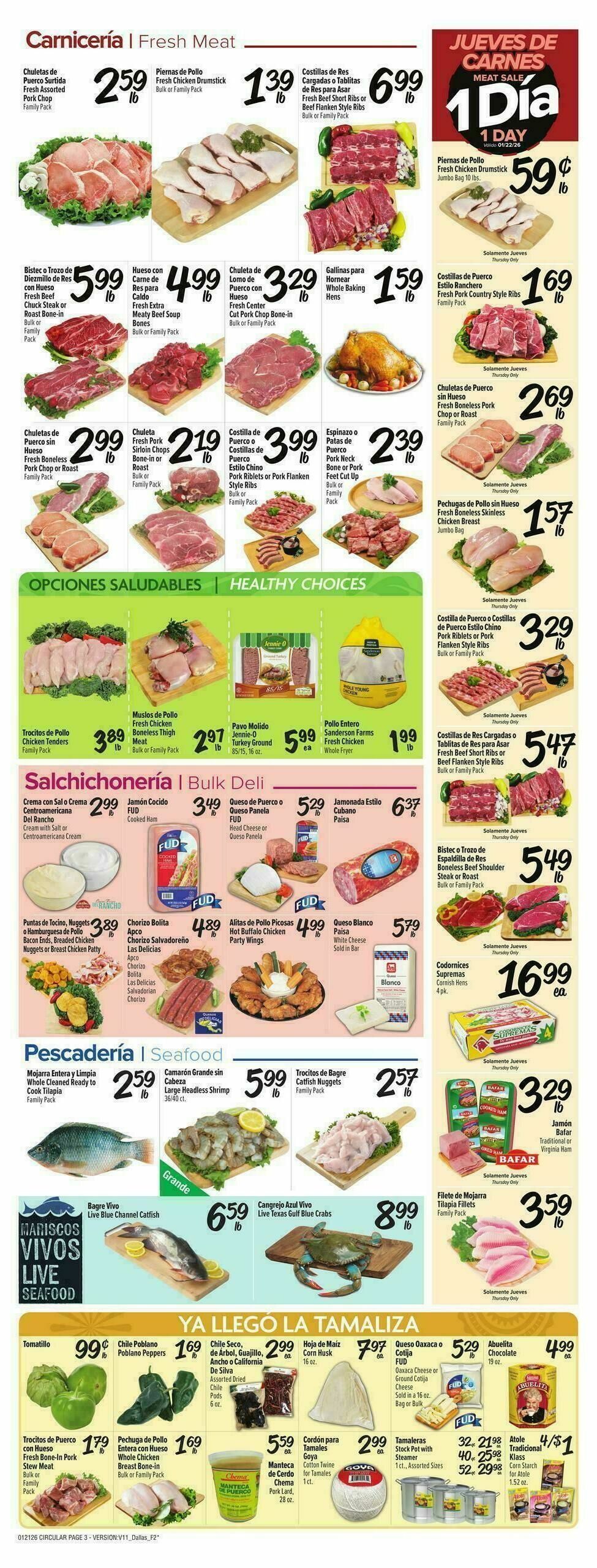 Fiesta Mart Weekly Ad from January 21