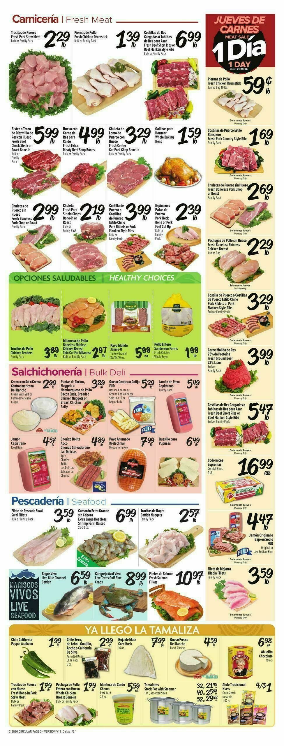 Fiesta Mart Weekly Ad from January 28