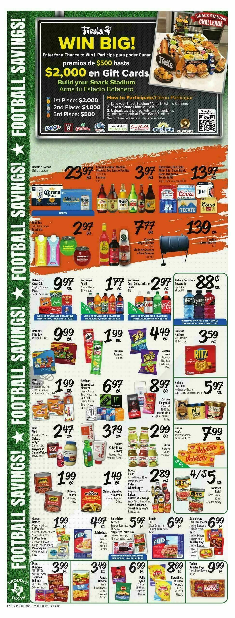 Fiesta Mart Weekly Ad from February 4