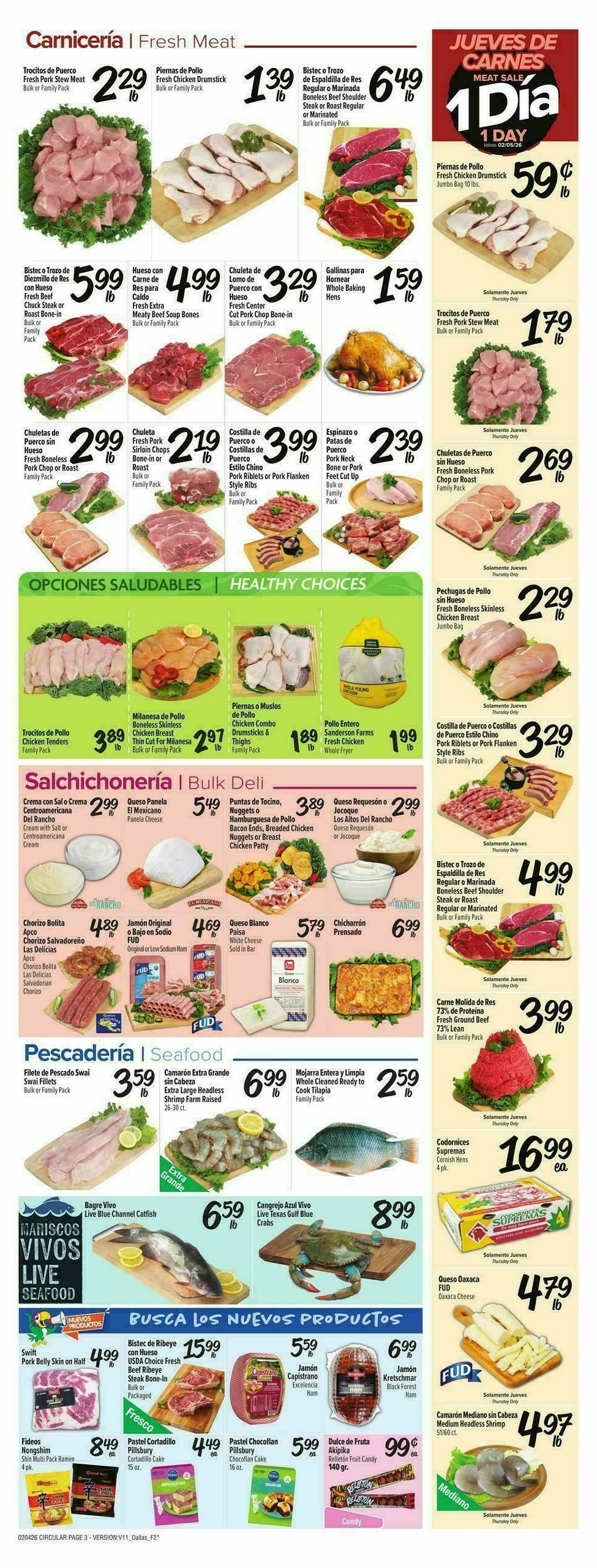 Fiesta Mart Weekly Ad from February 4