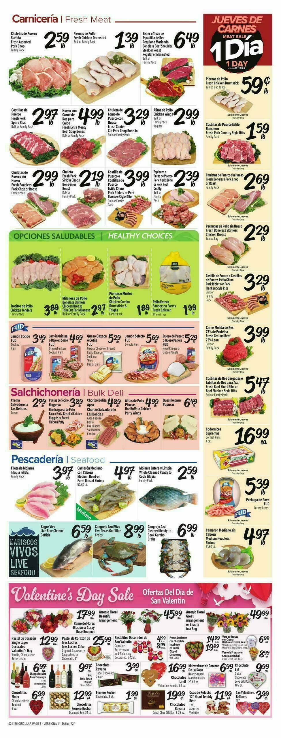 Fiesta Mart Weekly Ad from February 11