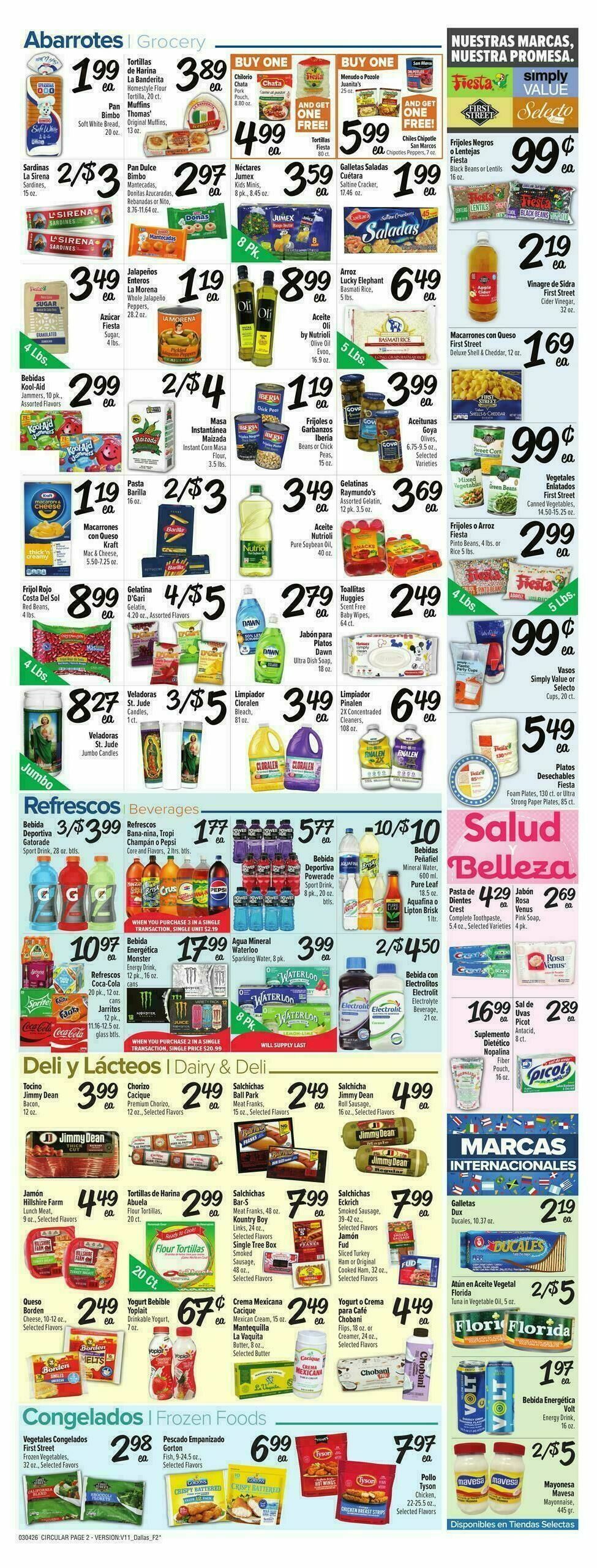 Fiesta Mart Weekly Ad from March 4