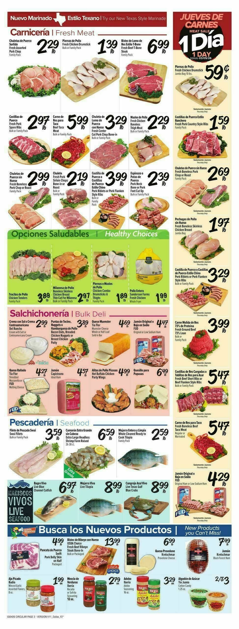 Fiesta Mart Weekly Ad from March 4