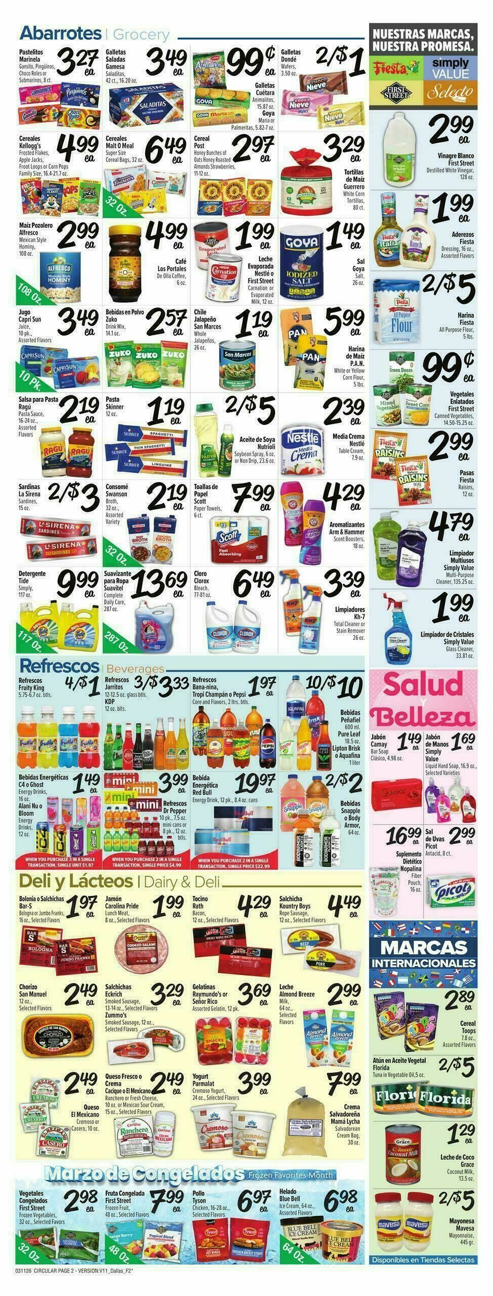 Fiesta Mart Weekly Ad from March 11