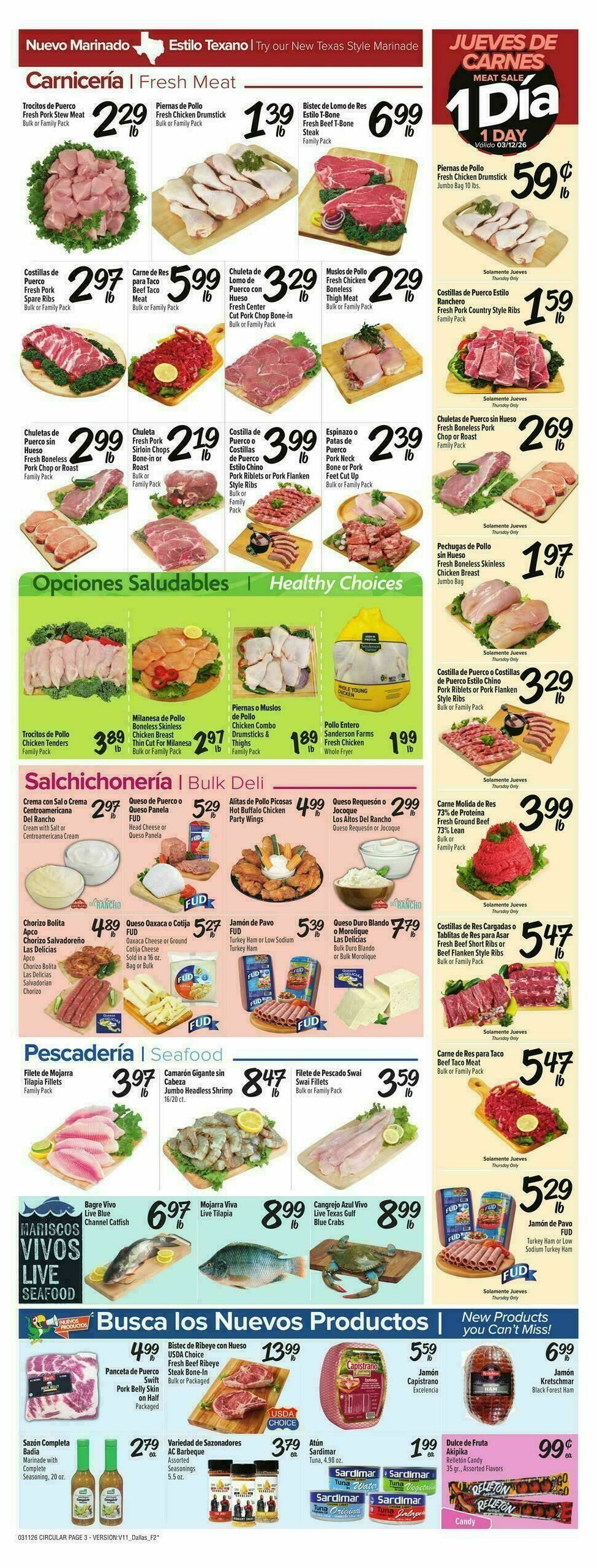 Fiesta Mart Weekly Ad from March 11