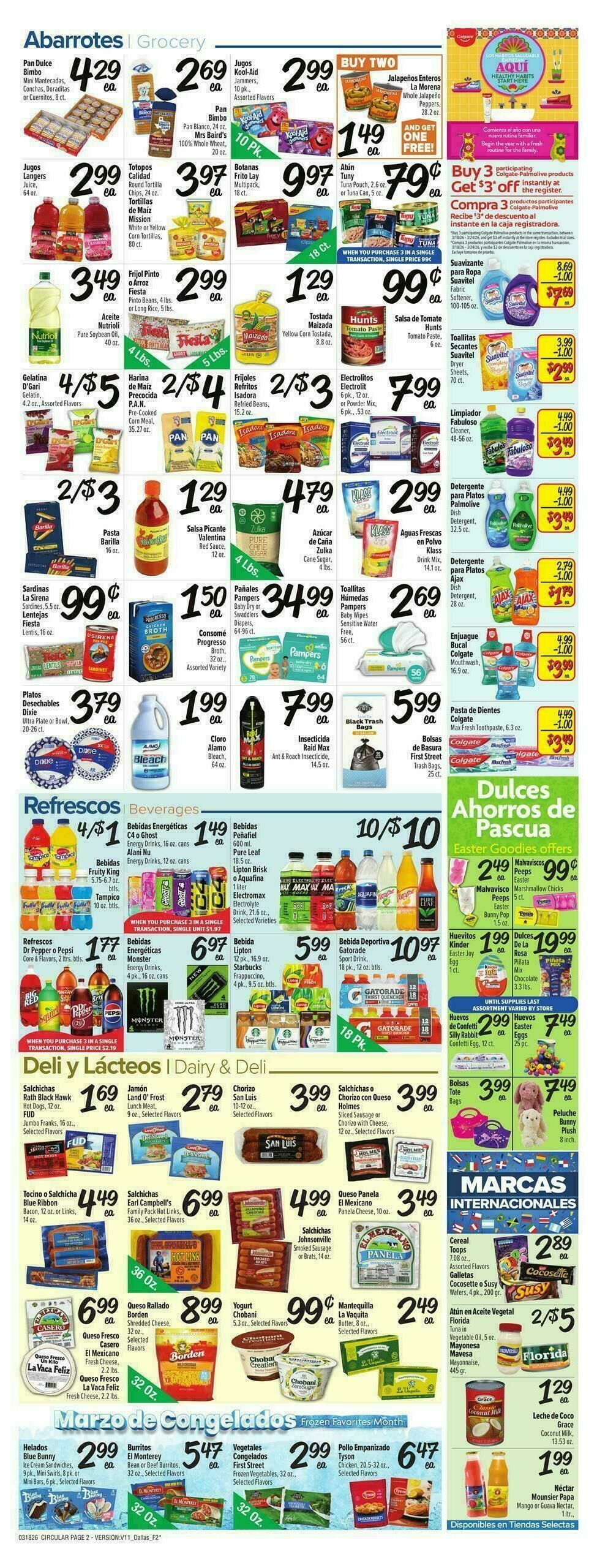 Fiesta Mart Weekly Ad from March 18