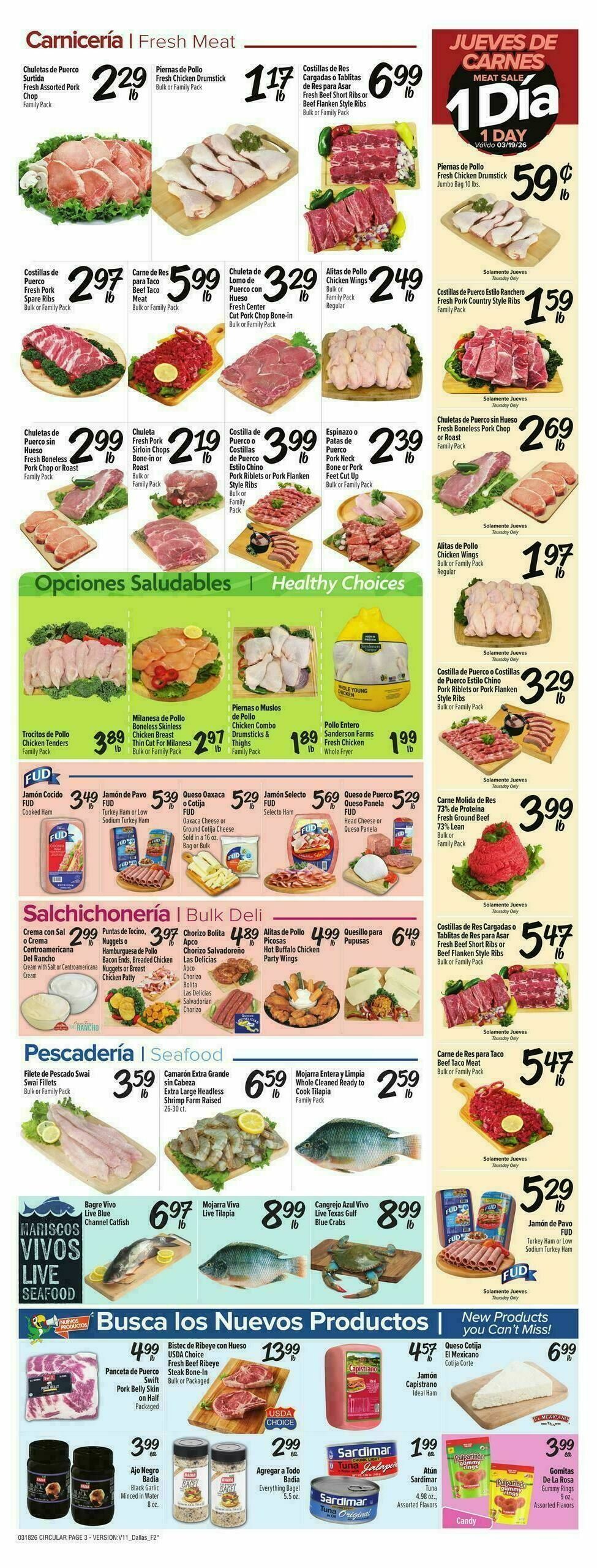 Fiesta Mart Weekly Ad from March 18