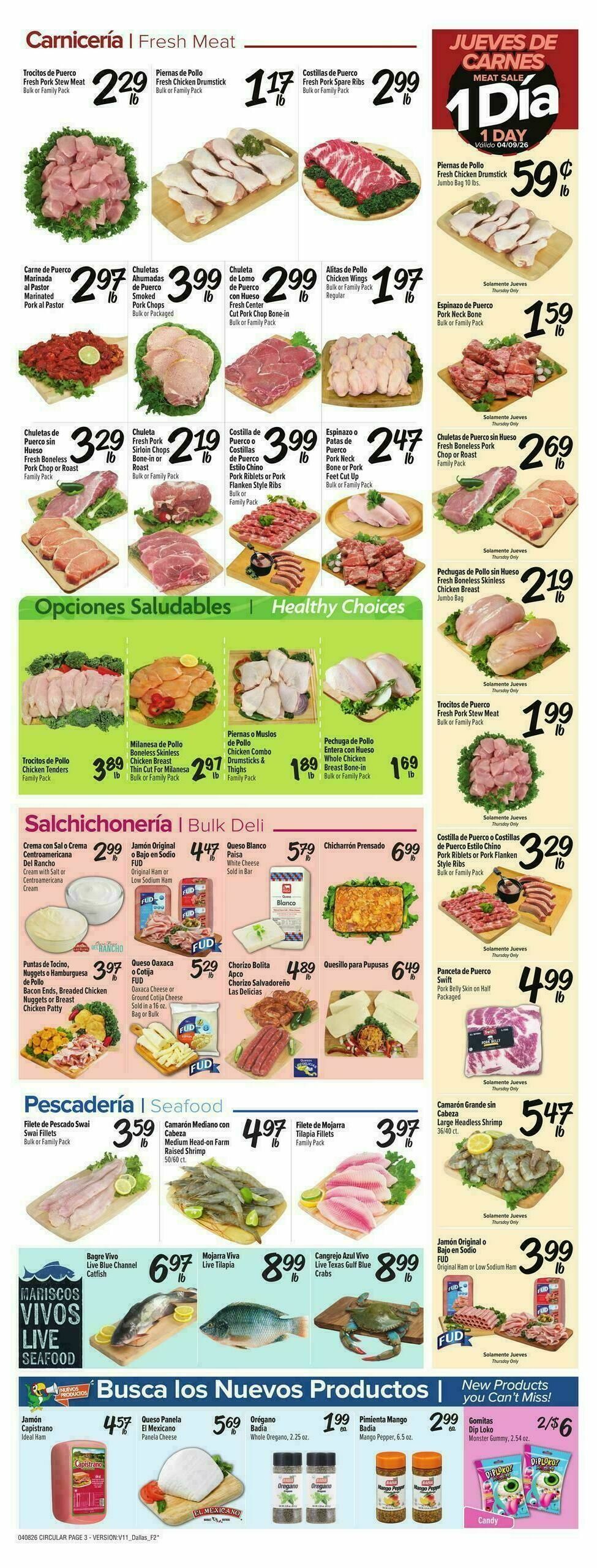 Fiesta Mart Weekly Ad from April 8