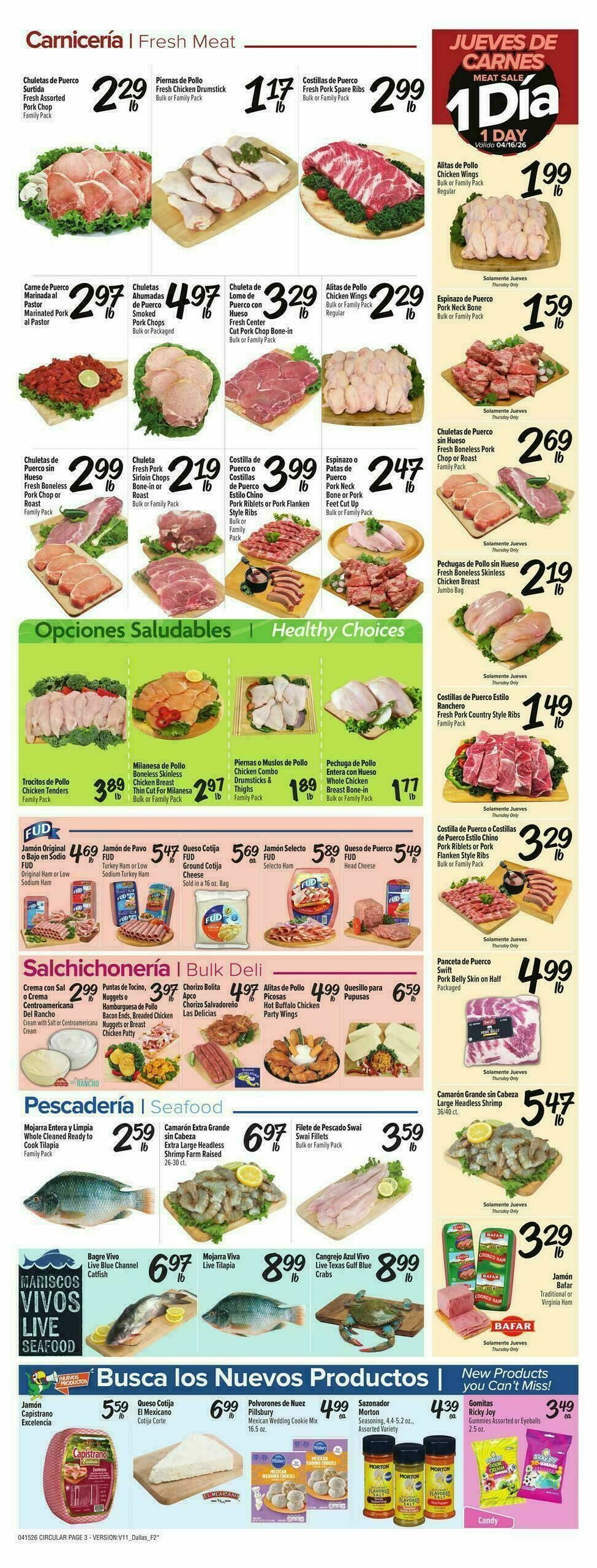 Fiesta Mart Weekly Ad from April 15