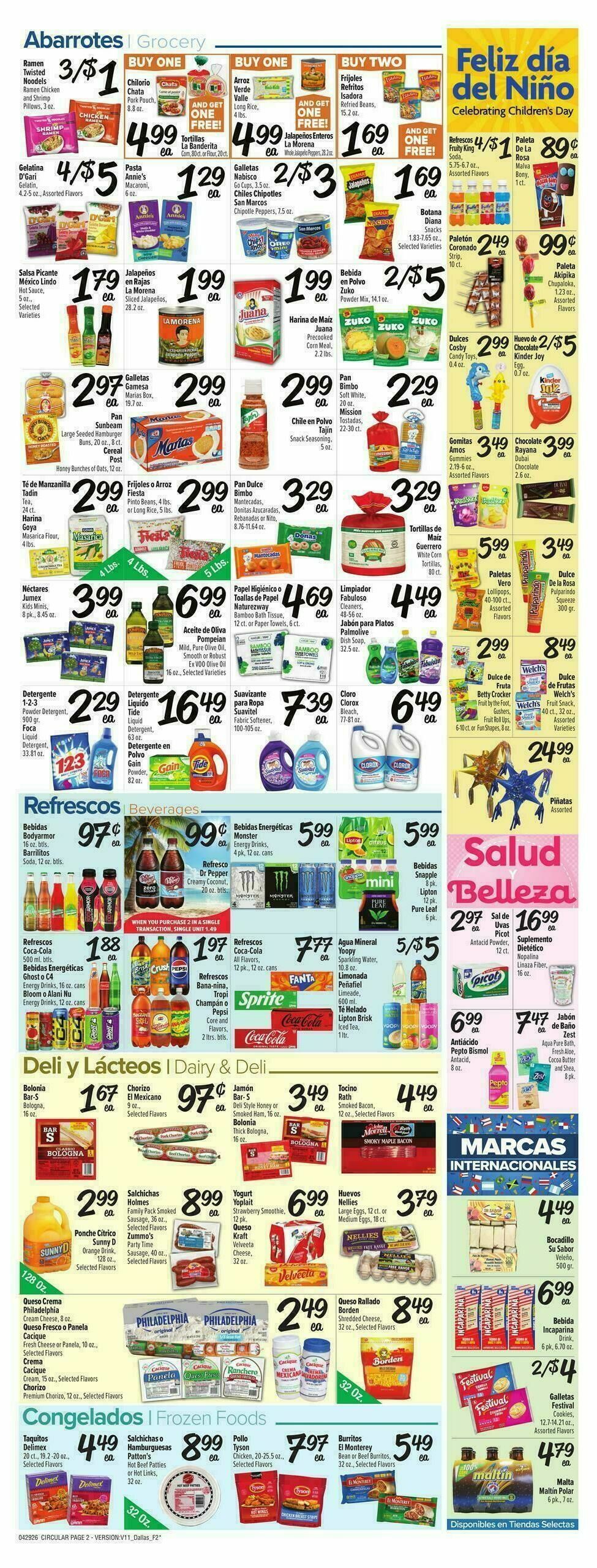 Fiesta Mart Weekly Ad from April 29