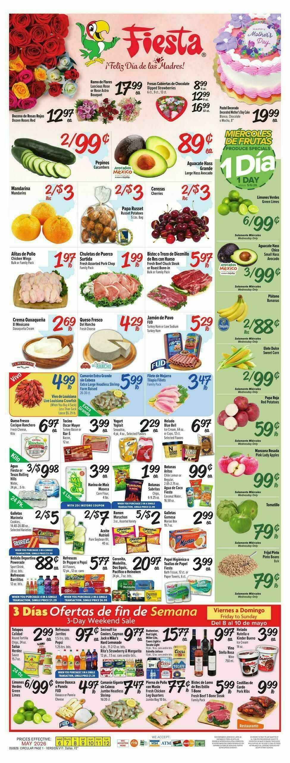 Fiesta Mart Weekly Ad from May 6