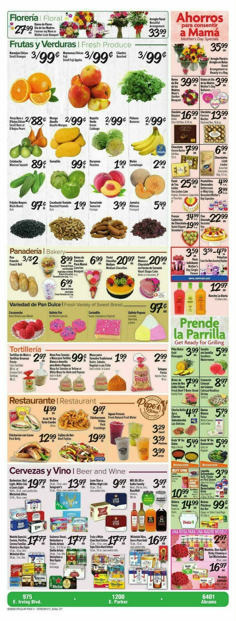 Fiesta Mart Weekly Ad from May 6