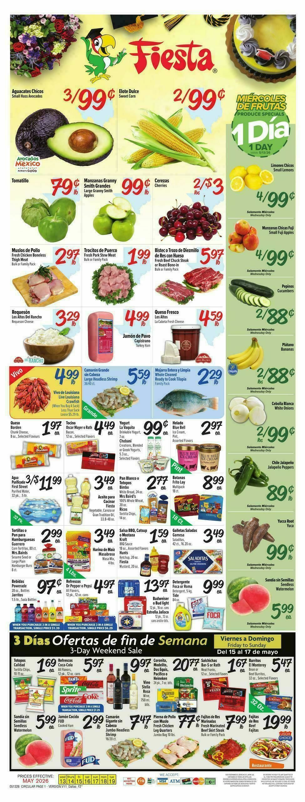 Fiesta Mart Weekly Ad from May 13