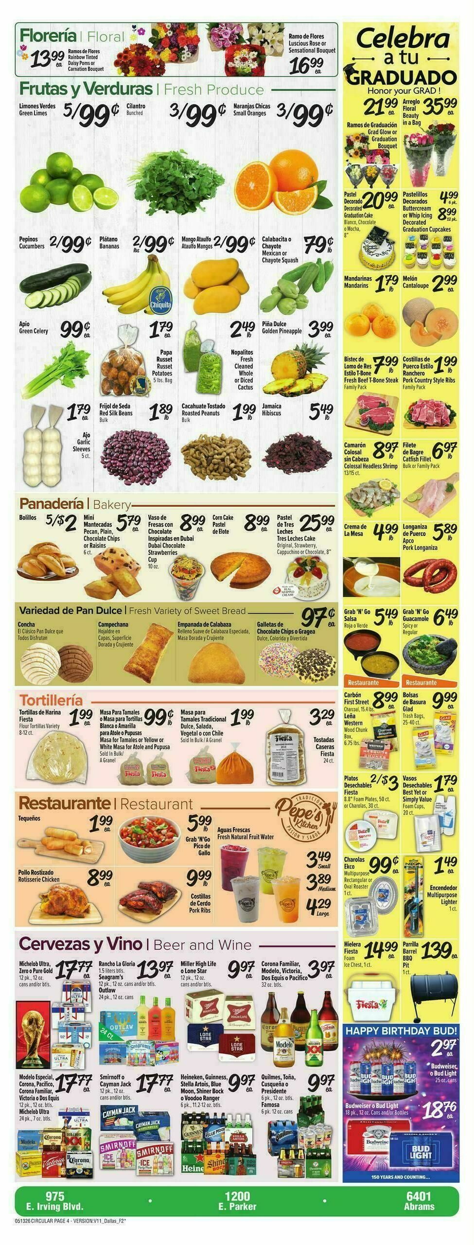 Fiesta Mart Weekly Ad from May 13
